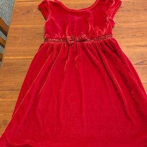 Red girls dress
